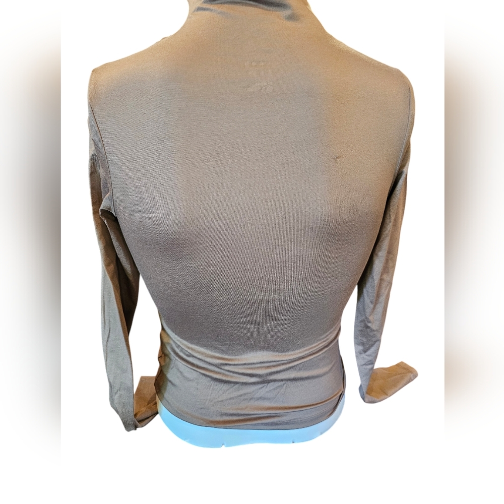 NWT A New Day Seamless Taupe Turtleneck‎ Size Extra Small - Picture 2 of 6